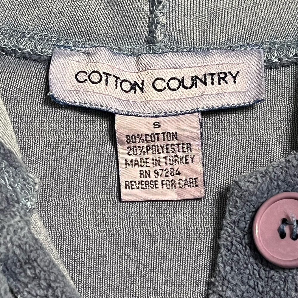 Cotton Country Hooded Button-Up Jacket - Picture 6 of 11